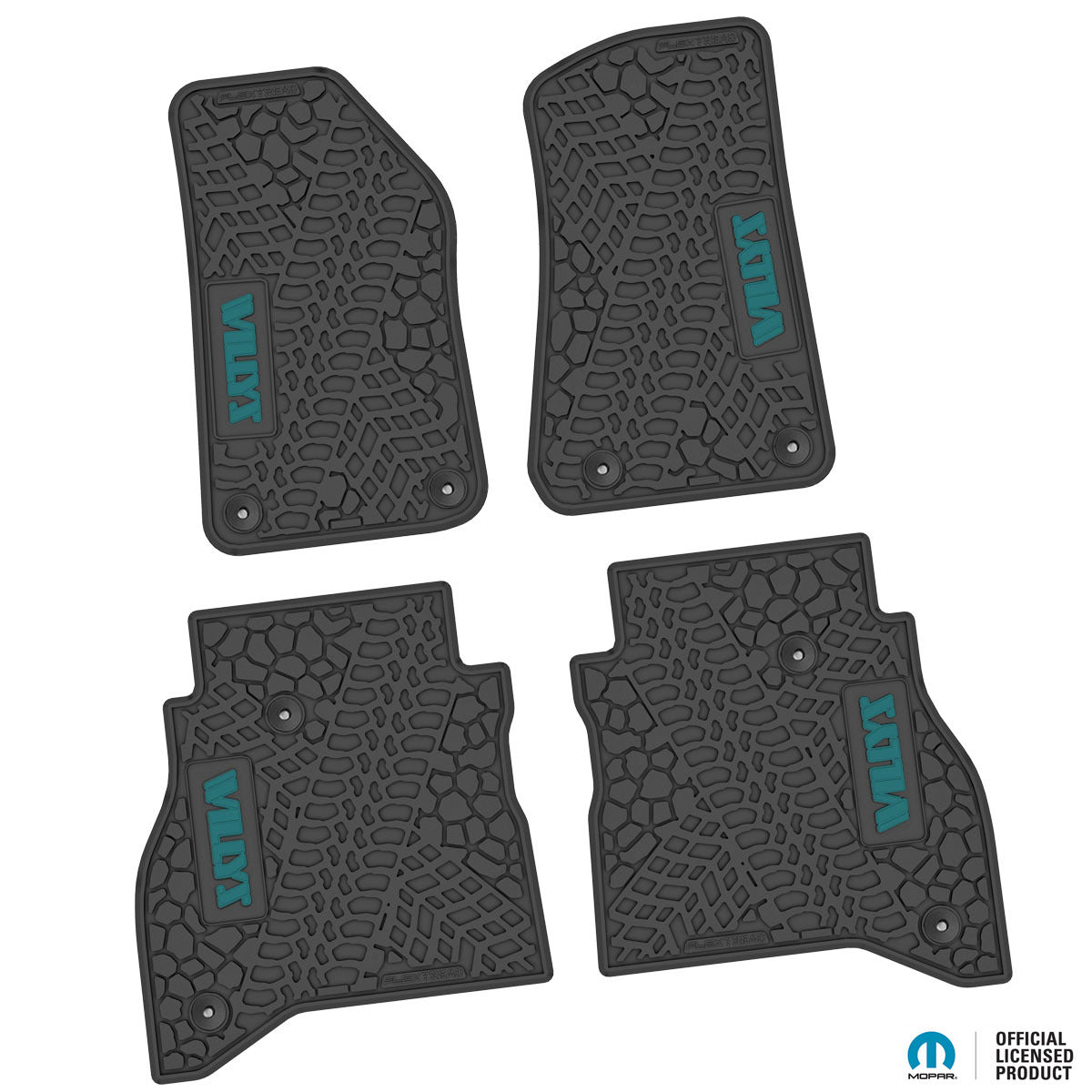 Flex Tread JT用 フロアマット (フロント&リア) | WILLYS ロゴ入り