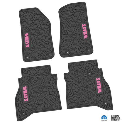 Flex Tread JT用 フロアマット (フロント&リア) | WILLYS ロゴ入り