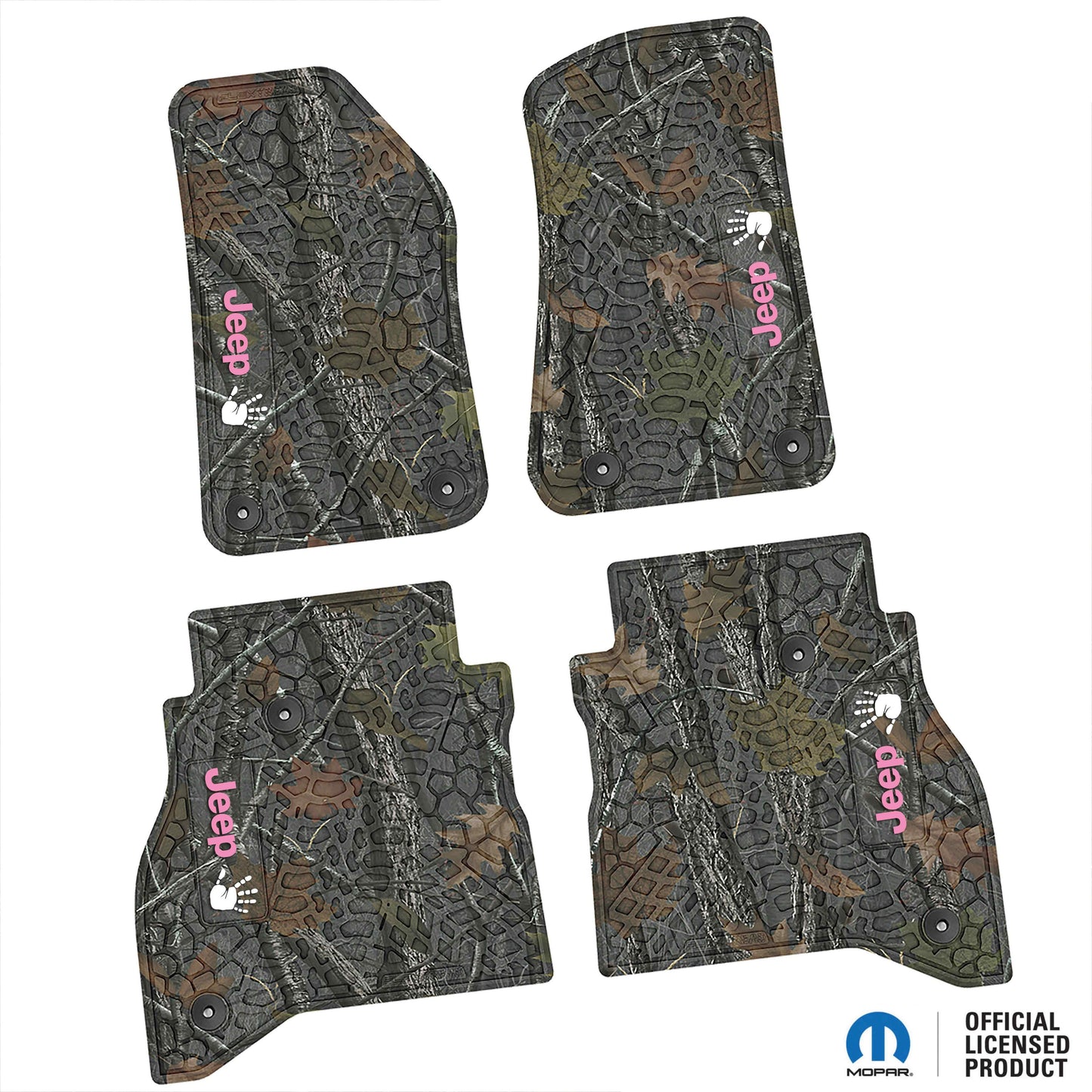 Flex Tread JT用 フロアマット (フロント&リア) | Jeep Wave ロゴ入り