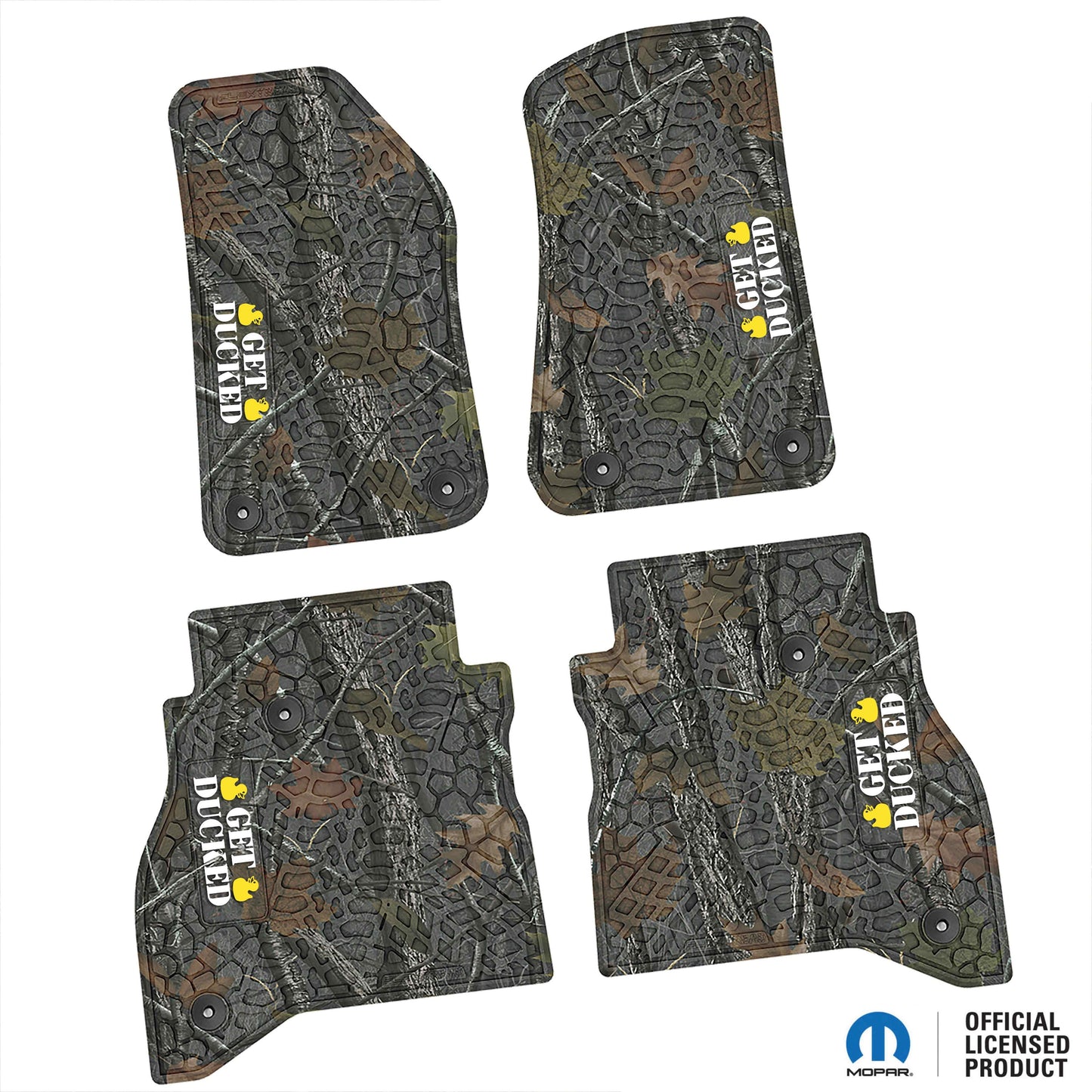 Flex Tread JT用 フロアマット (フロント&リア) | Get Ducked ロゴ入り