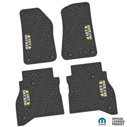 Flex Tread JT用 フロアマット (フロント&リア) | Get Ducked ロゴ入り