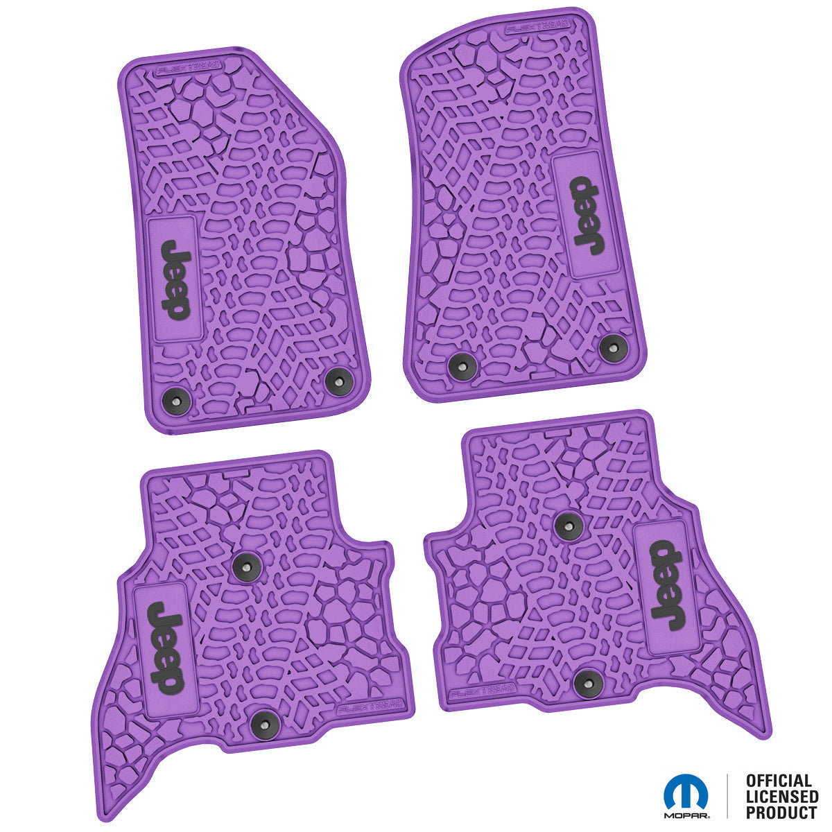 Flex Tread JL用 フロアマット (フロント&リア) | JEEP ロゴ入り