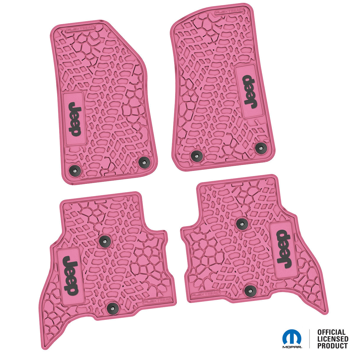 Flex Tread JL用 フロアマット (フロント&リア) | JEEP ロゴ入り