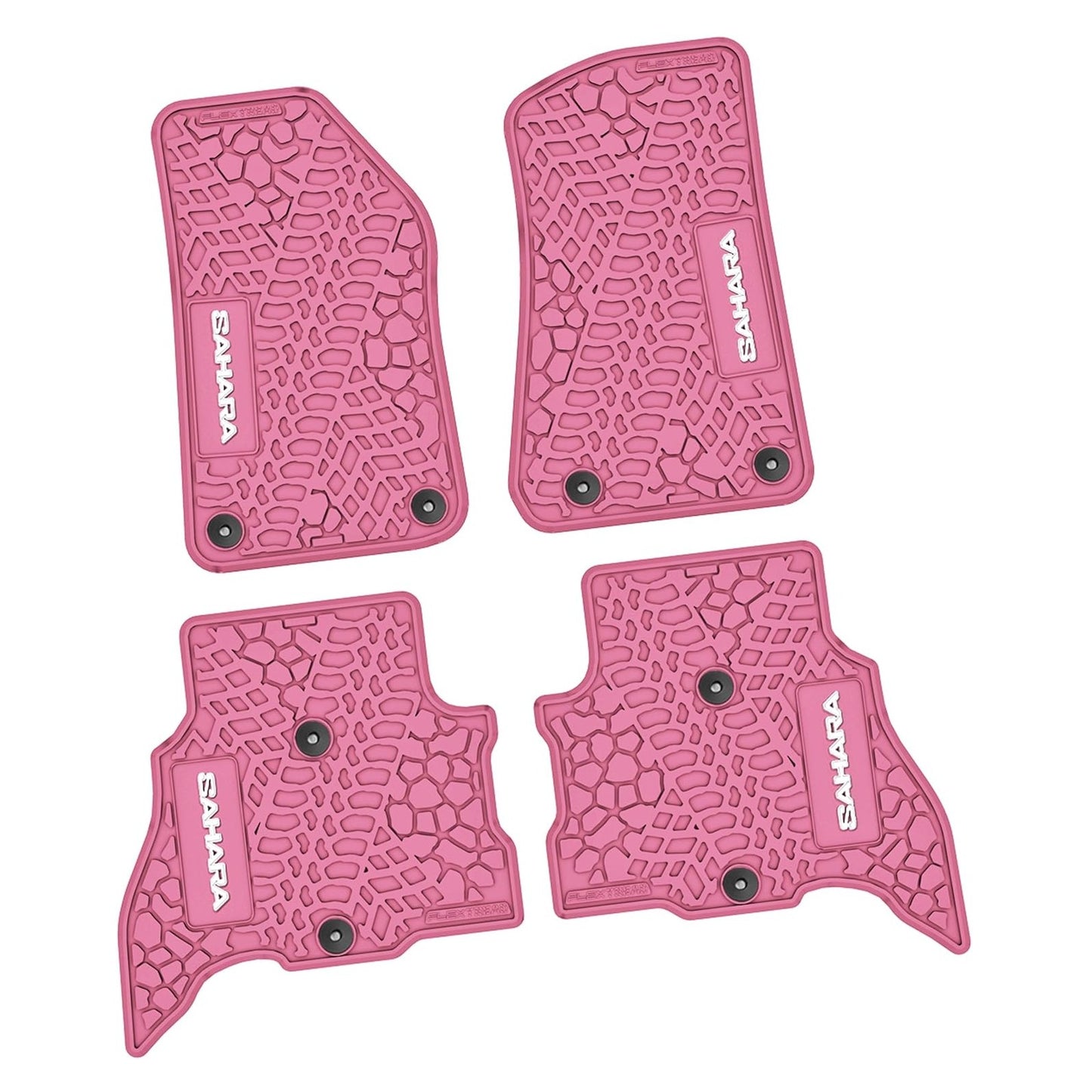 Flex Tread JL用 フロアマット (フロント&リア) | SAHARA ロゴ入り