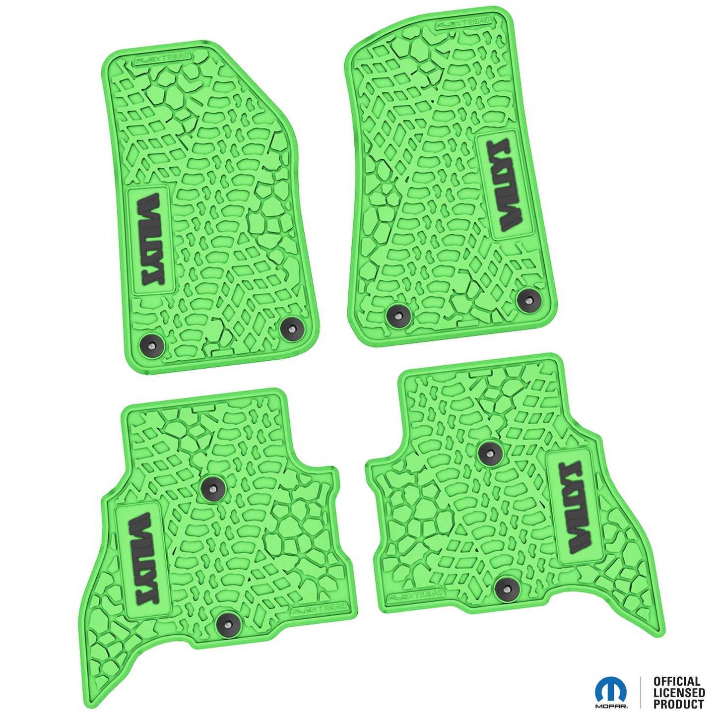 Flex Tread JL用 フロアマット (フロント&リア) | WILLYS ロゴ入り