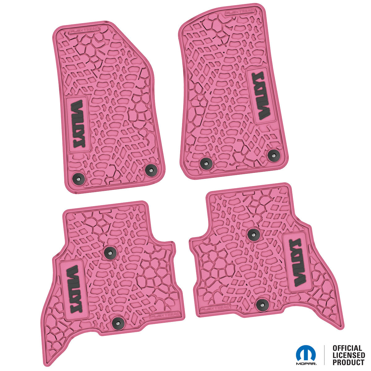 Flex Tread JL用 フロアマット (フロント&リア) | WILLYS ロゴ入り