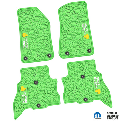 Flex Tread JL用 フロアマット (フロント&リア) | It's a JEEP Thing ロゴ入り