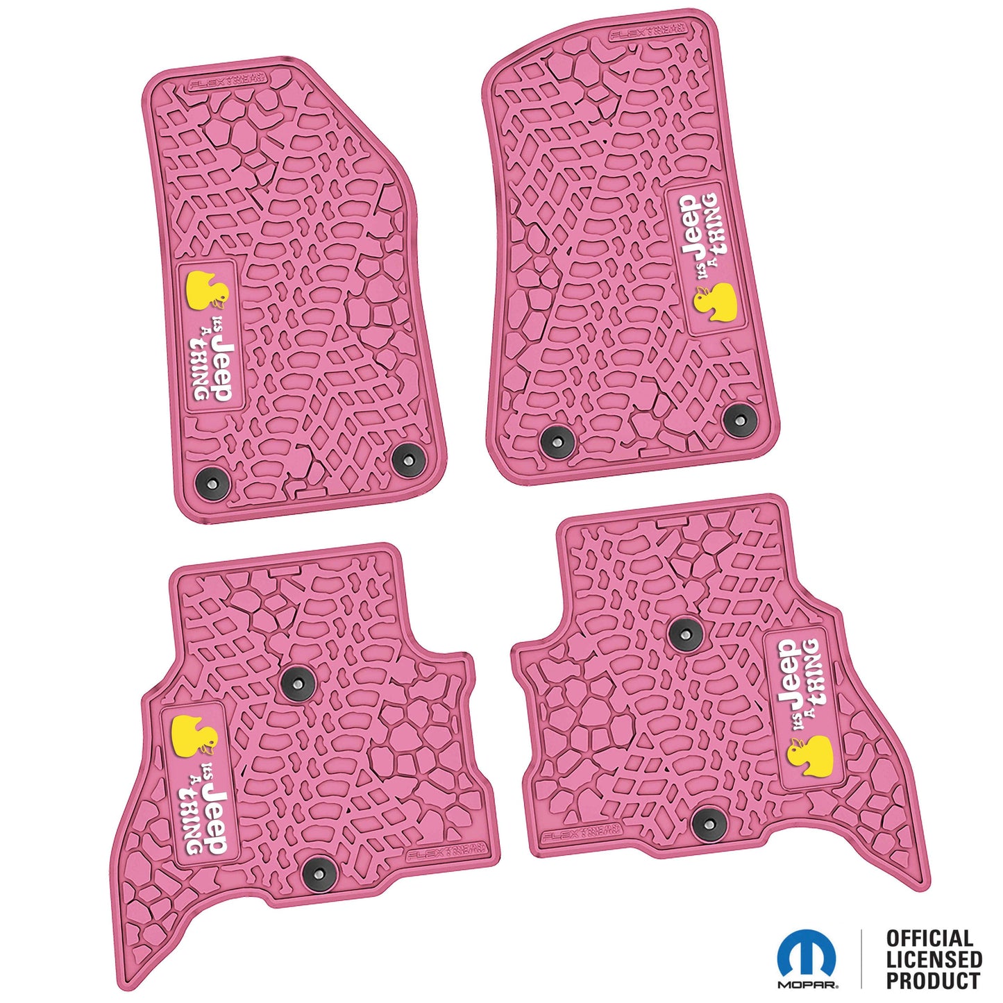 Flex Tread JL用 フロアマット (フロント&リア) | It's a JEEP Thing ロゴ入り