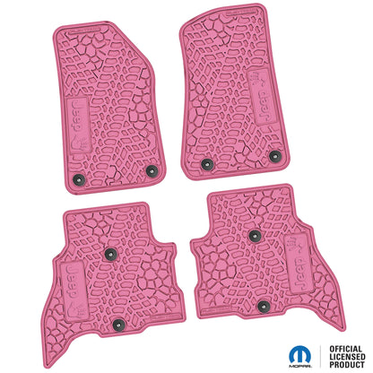 Flex Tread JL用 フロアマット (フロント&リア) | Jeep Wave ロゴ入り