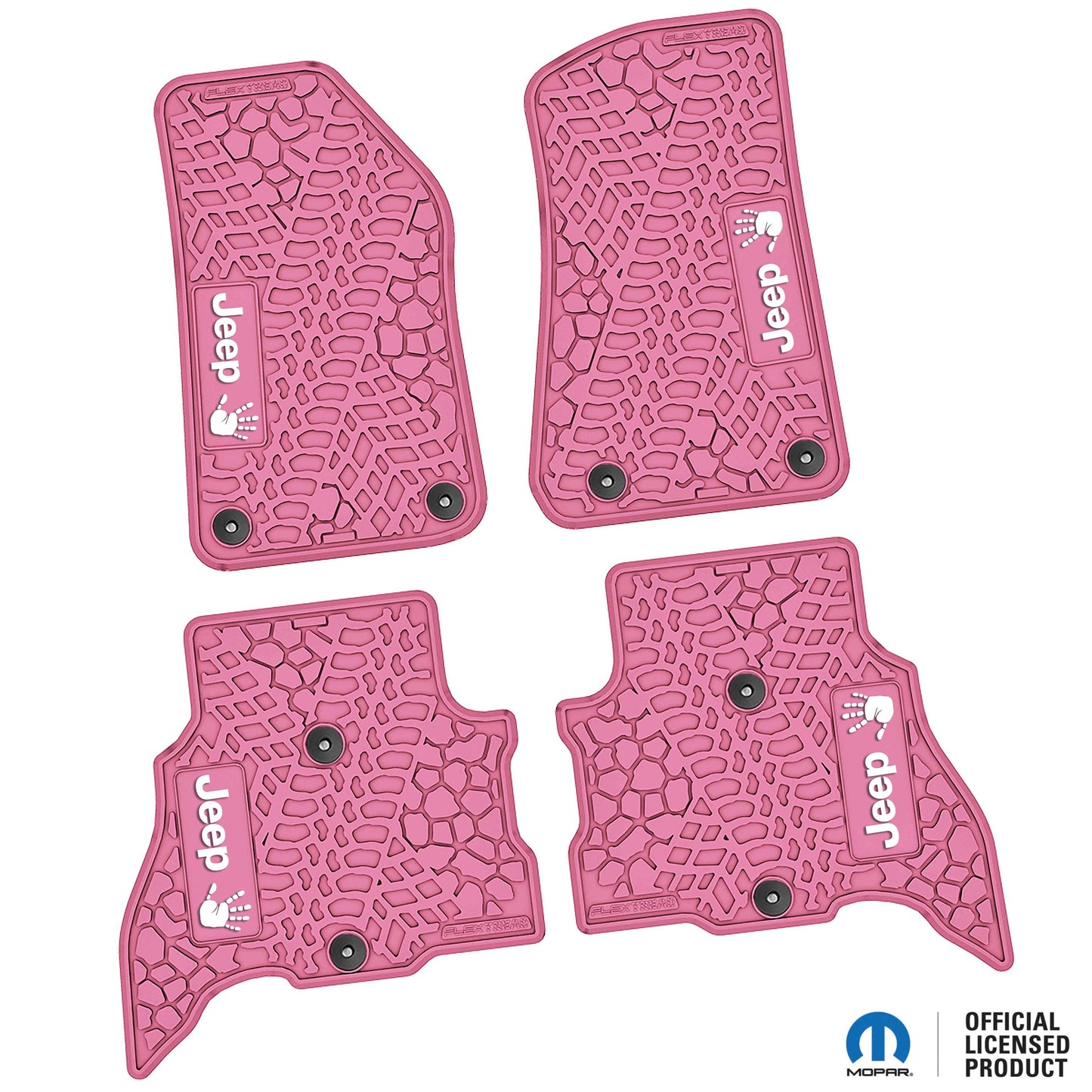 Flex Tread JL用 フロアマット (フロント&リア) | Jeep Wave ロゴ入り