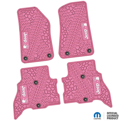 Flex Tread JL用 フロアマット (フロント&リア) | Jeep Wave ロゴ入り