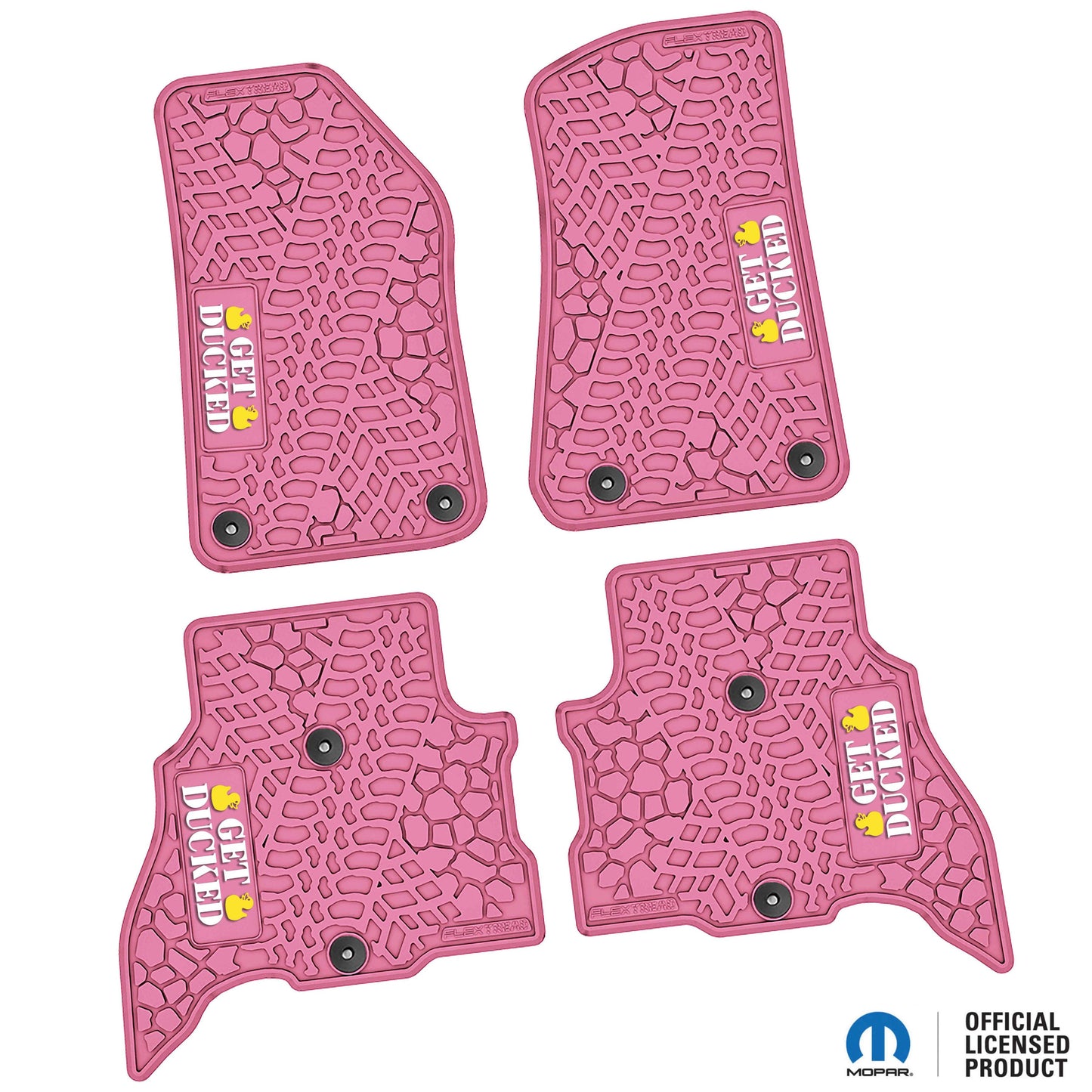Flex Tread JL用 フロアマット (フロント&リア) | Get Ducked ロゴ入り
