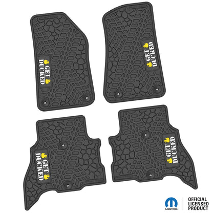 Flex Tread JL用 フロアマット (フロント&リア) | Get Ducked ロゴ入り