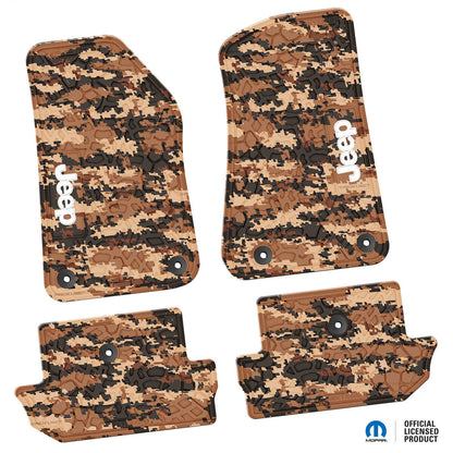 Flex Tread JL用 フロアマット (フロント&リア) | JEEP ロゴ入り