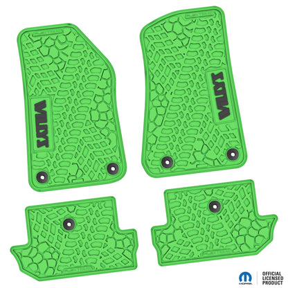 Flex Tread JL用 フロアマット (フロント&リア) | WILLYS ロゴ入り