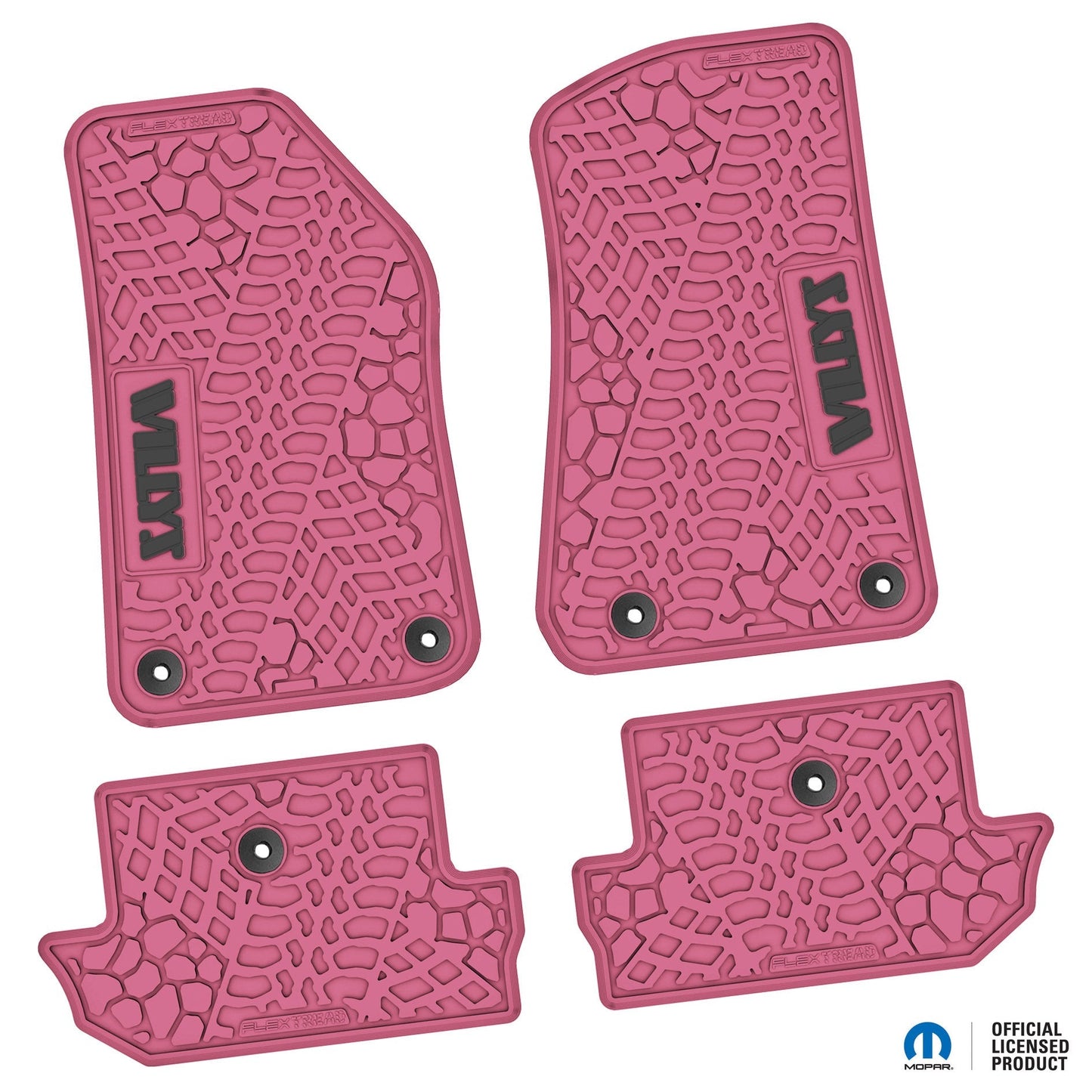 Flex Tread JL用 フロアマット (フロント&リア) | WILLYS ロゴ入り