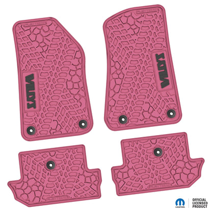 Flex Tread JL用 フロアマット (フロント&リア) | WILLYS ロゴ入り