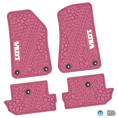 Flex Tread JL用 フロアマット (フロント&リア) | WILLYS ロゴ入り