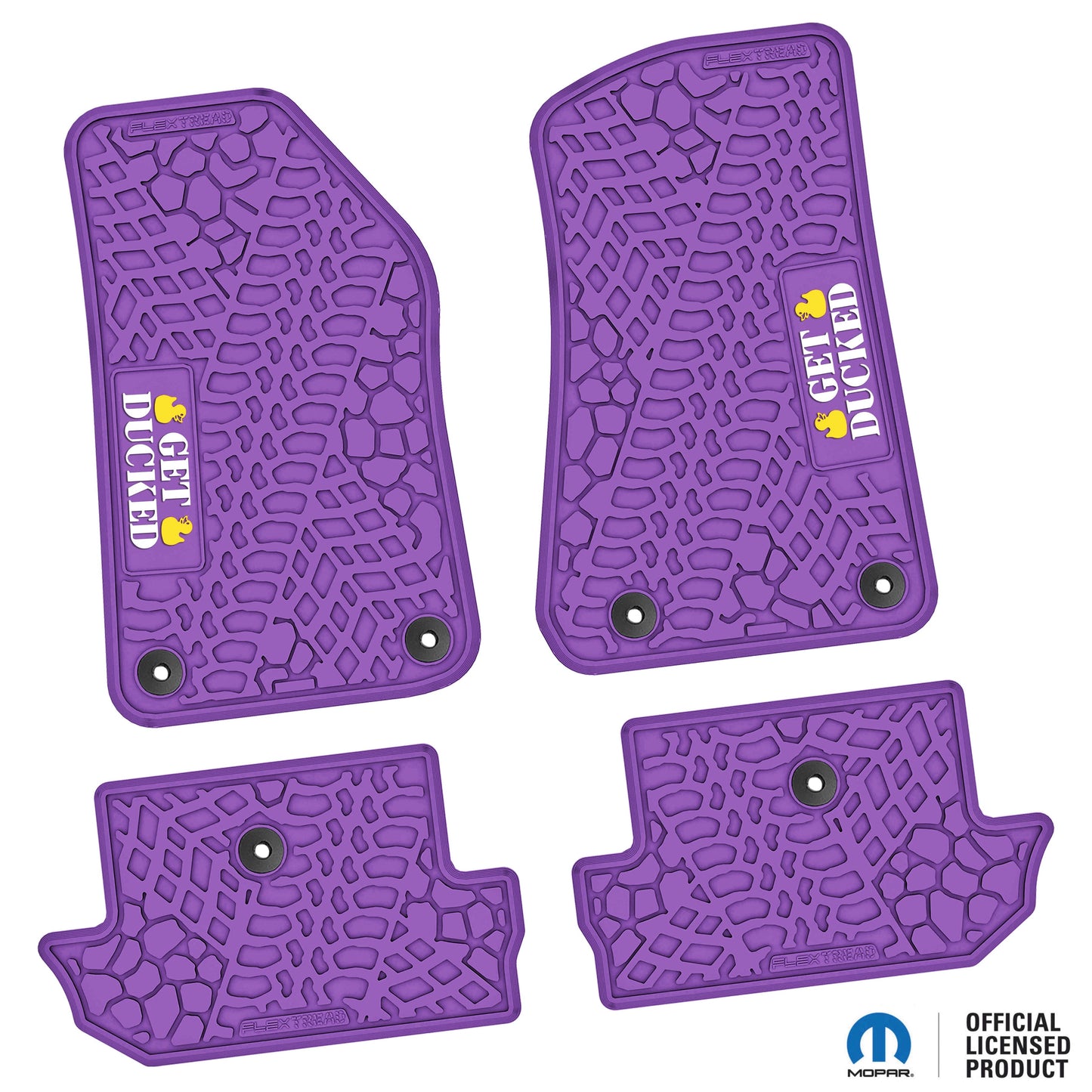 Flex Tread JL用 フロアマット (フロント&リア) | Get Ducked ロゴ入り