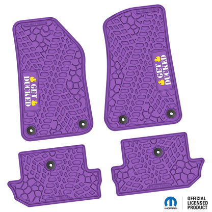 Flex Tread JL用 フロアマット (フロント&リア) | Get Ducked ロゴ入り