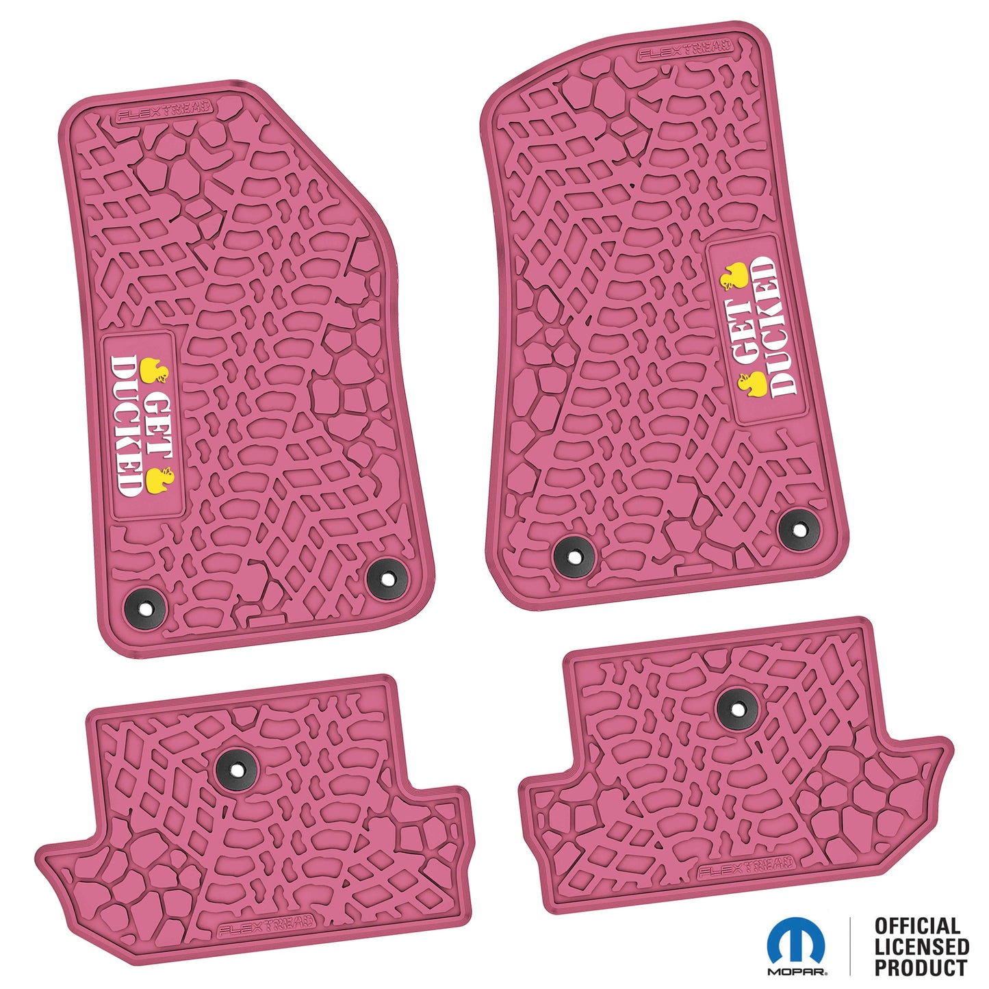 Flex Tread JL用 フロアマット (フロント&リア) | Get Ducked ロゴ入り