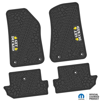 Flex Tread JL用 フロアマット (フロント&リア) | Get Ducked ロゴ入り