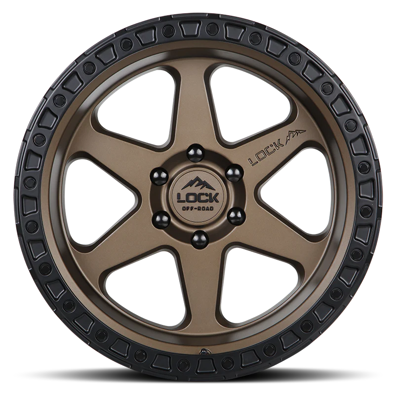 Lock Off Road Wheels ロックオフロード ホイール OLYMPUS | Matte Desert Bronze w/ Matte Black Ring