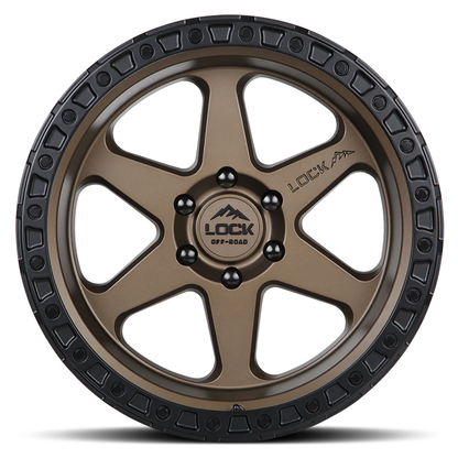 Lock Off Road Wheels ロックオフロード ホイール OLYMPUS | Matte Desert Bronze w/ Matte Black Ring