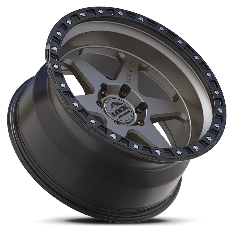 Lock Off Road Wheels ロックオフロード ホイール OLYMPUS | Matte Gray w/ Matte Black Ring