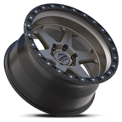 Lock Off Road Wheels ロックオフロード ホイール OLYMPUS | Matte Gray w/ Matte Black Ring