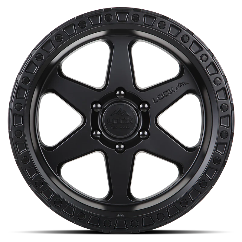 Lock Off Road Wheels ロックオフロード ホイール OLYMPUS | Matte Black w/ Matte Black Ring
