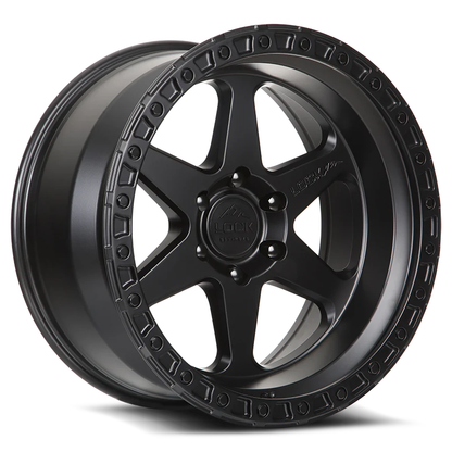 Lock Off Road Wheels ロックオフロード ホイール OLYMPUS | Matte Black w/ Matte Black Ring