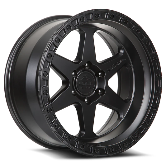 Lock Off Road Wheels ロックオフロード ホイール OLYMPUS | Matte Black w/ Matte Black Ring