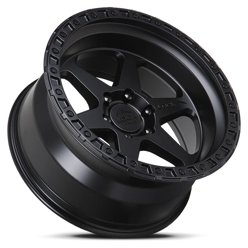 Lock Off Road Wheels ロックオフロード ホイール OLYMPUS | Matte Black w/ Matte Black Ring
