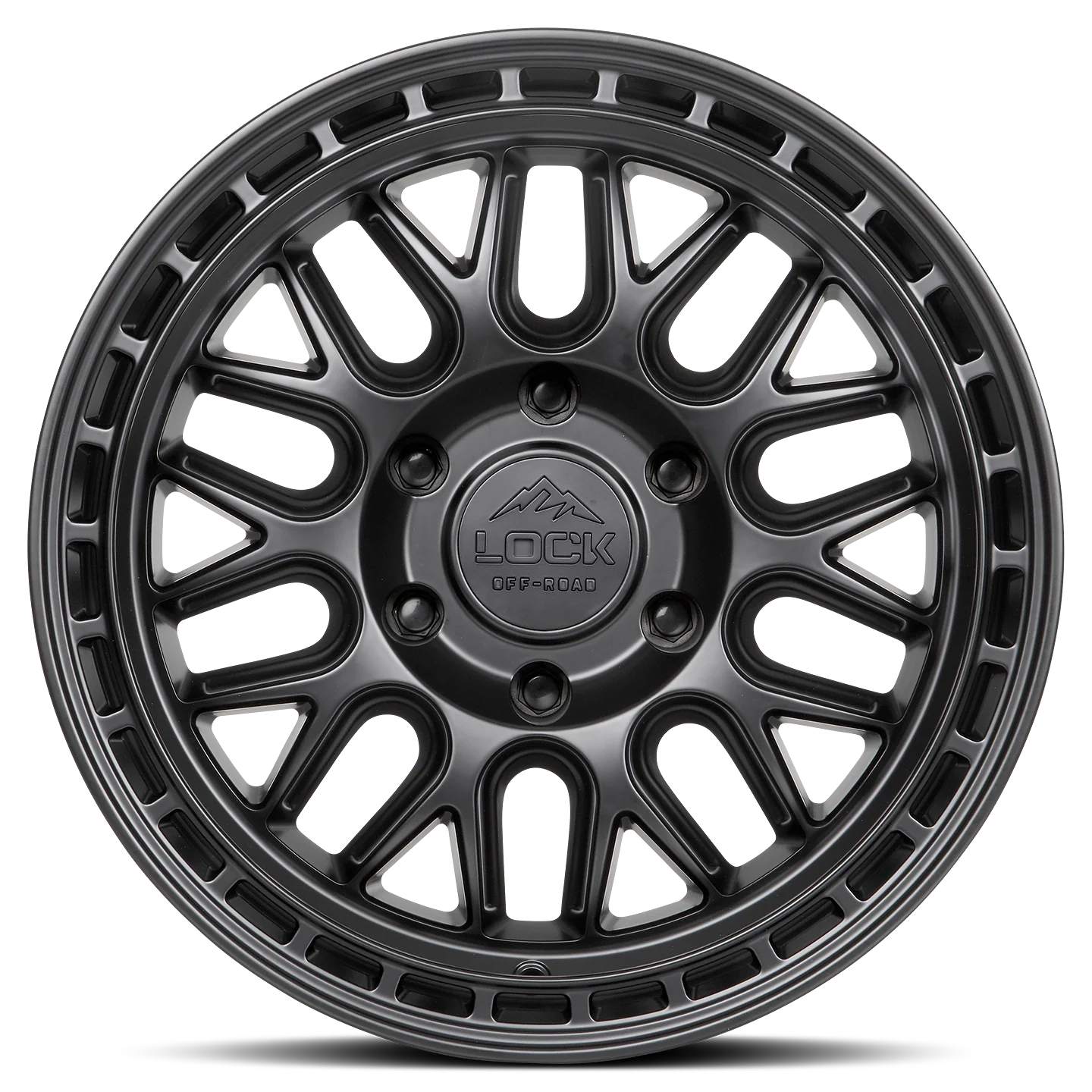 Lock Off Road Wheels ロックオフロード ホイール ONYX | Matte Black w/ Matte Black Ring