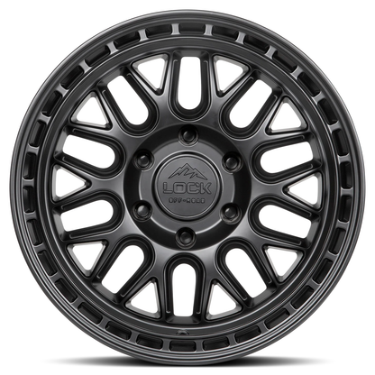 Lock Off Road Wheels ロックオフロード ホイール ONYX | Matte Black w/ Matte Black Ring