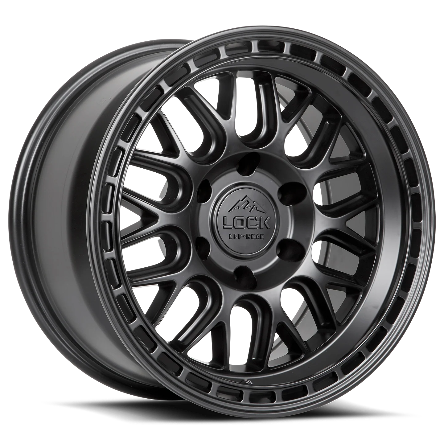 Lock Off Road Wheels ロックオフロード ホイール ONYX | Matte Black w/ Matte Black Ring