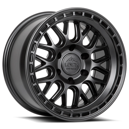 Lock Off Road Wheels ロックオフロード ホイール ONYX | Matte Black w/ Matte Black Ring