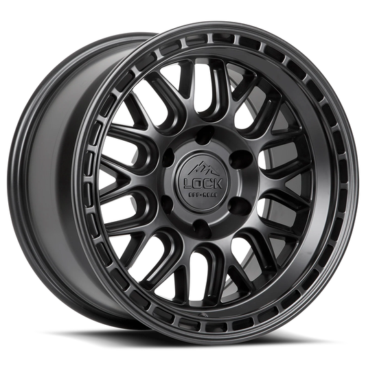 Lock Off Road Wheels ロックオフロード ホイール ONYX | Matte Black w/ Matte Black Ring