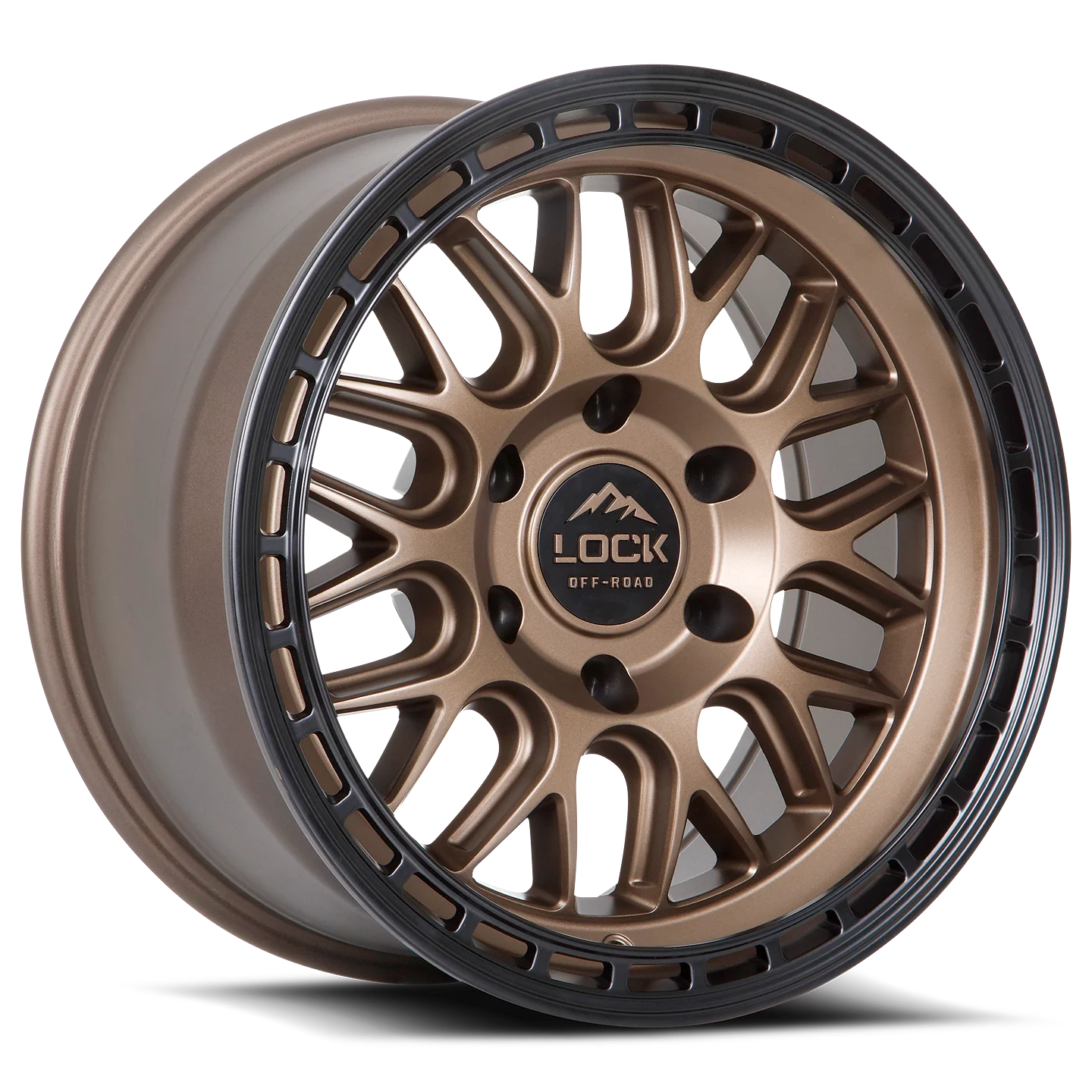 Lock Off Road Wheels ロックオフロード ホイール ONYX | Matte Bronze w/ Matte Black Ring