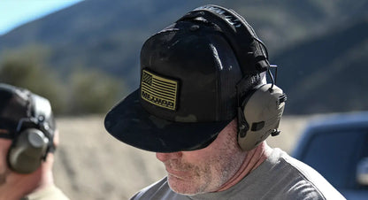 Method メソッド Flag Velcro Patch Flatbill Trucker Snapback Black Multicam