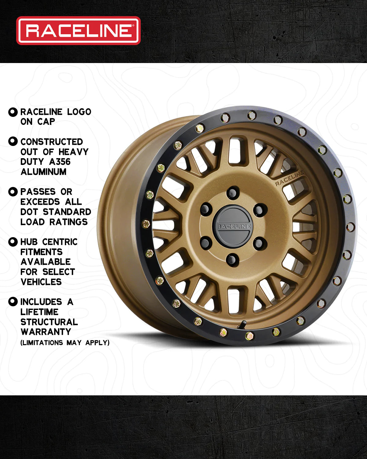 Raceline Wheels レースライン ホイール 951BZ RYNO | BRONZE