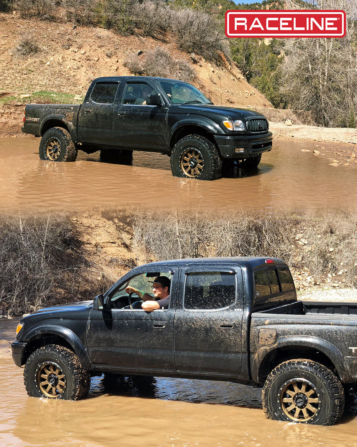 Raceline Wheels レースライン ホイール 934BZ Clutch | Bronze w/ Black ring