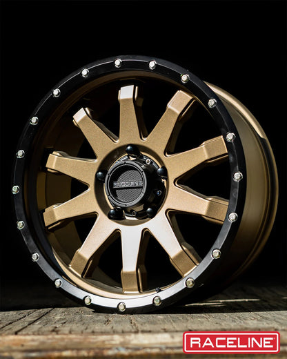 Raceline Wheels レースライン ホイール 934BZ Clutch | Bronze w/ Black ring