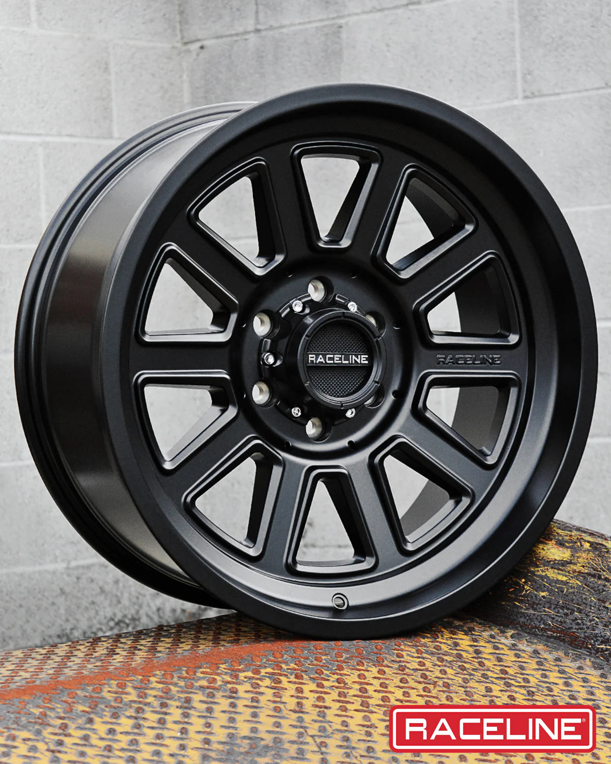 Raceline Wheels レースライン ホイール 943B MAGNUM | SATIN BLACK