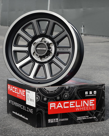 Raceline Wheels レースライン ホイール 943B MAGNUM | SATIN BLACK