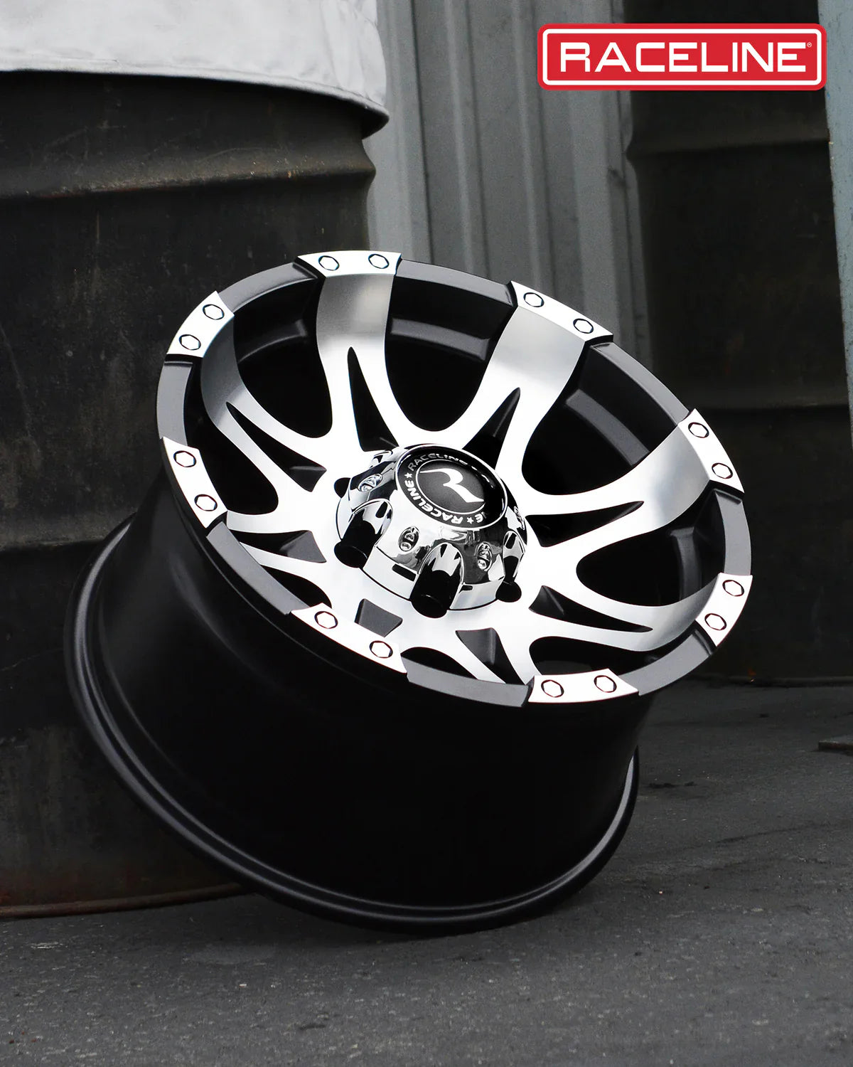 Raceline Wheels レースライン ホイール 982 Raptor | Black w/ Machined face