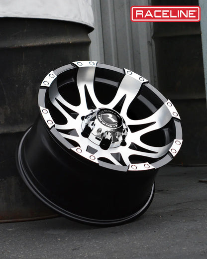 Raceline Wheels レースライン ホイール 982 Raptor | Black w/ Machined face