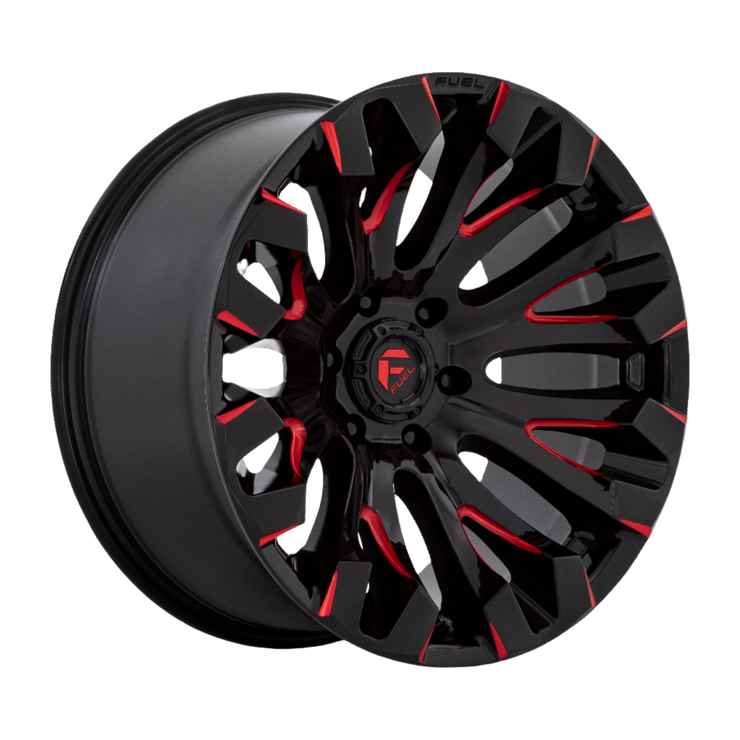 Fuel Off Road フューエルオフロード ホイール D829 QUAKE | GLOSS BLACK MILLED RED TINT