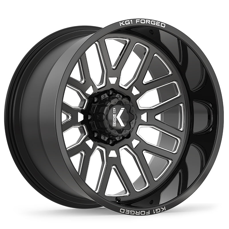 KG1 FORGED ホイール KC002 REVO | GLOSS BLACK MILLED